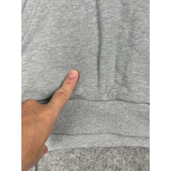 MLS‎ Portland Timbers Adidas Hoodie Mens M Gray Fleece Pullover Soccer - Picture 8 of 11